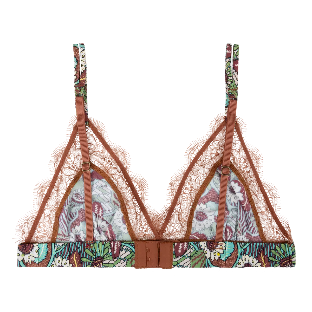 Bralette Love Stories Love Lace Brown/Green