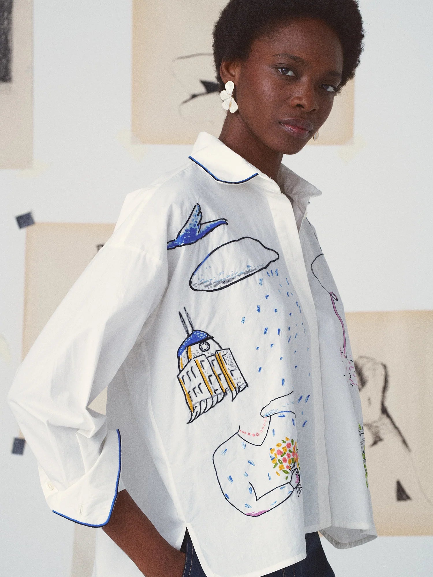 Camicia Mii Greta - Le Surrealisme