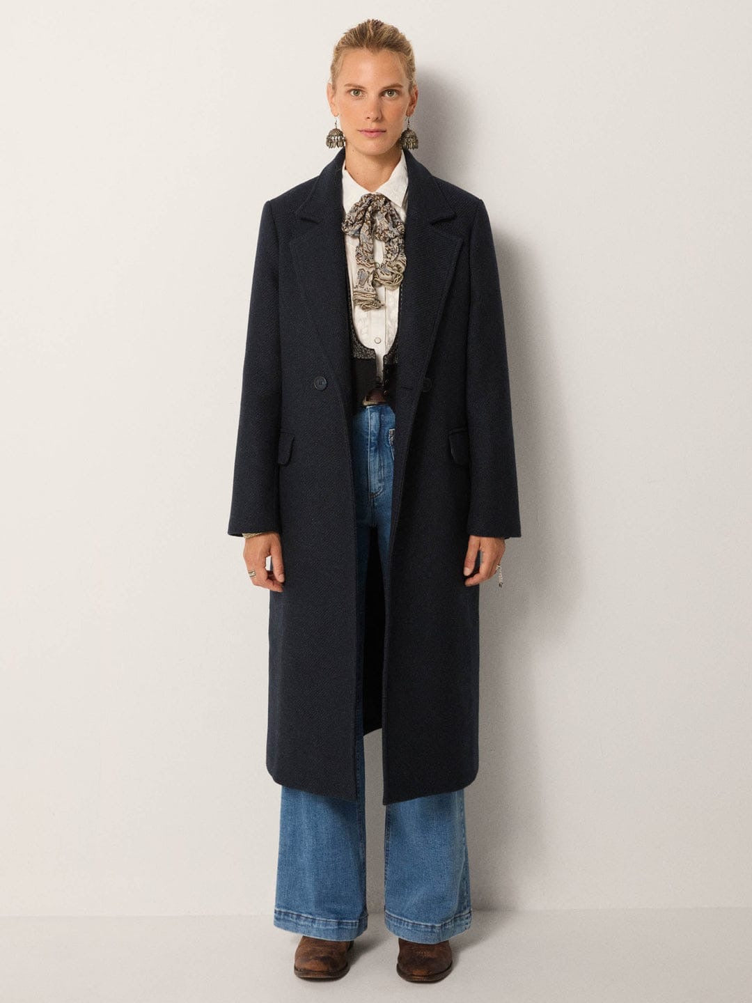 Cappotto Maison Hotel Bruno Sempione midnight blue