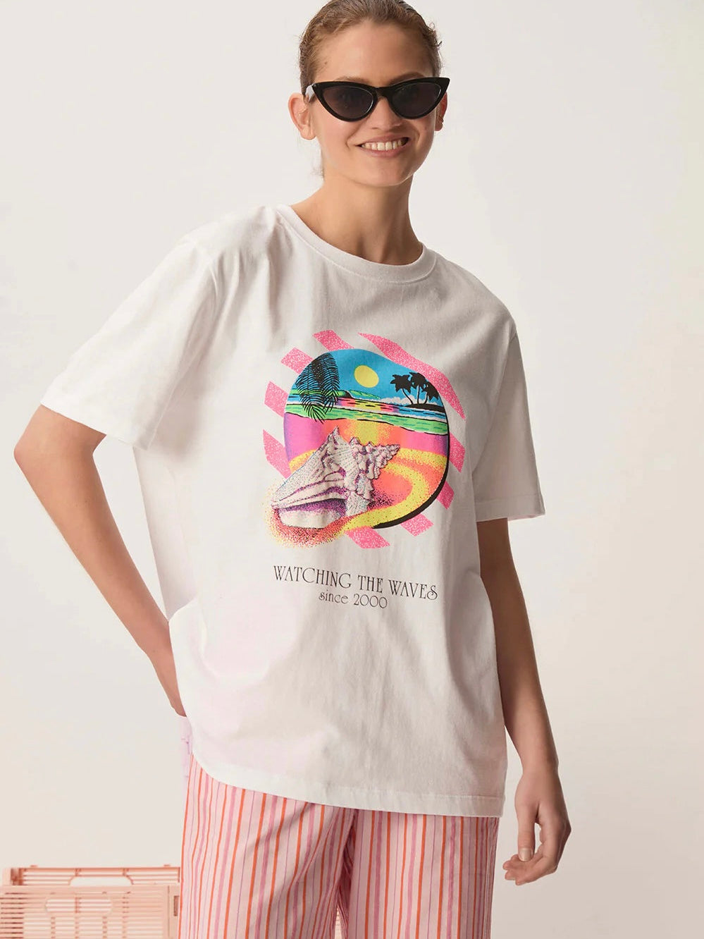T-shirt Des Petits Hauts Jerafi ecru
