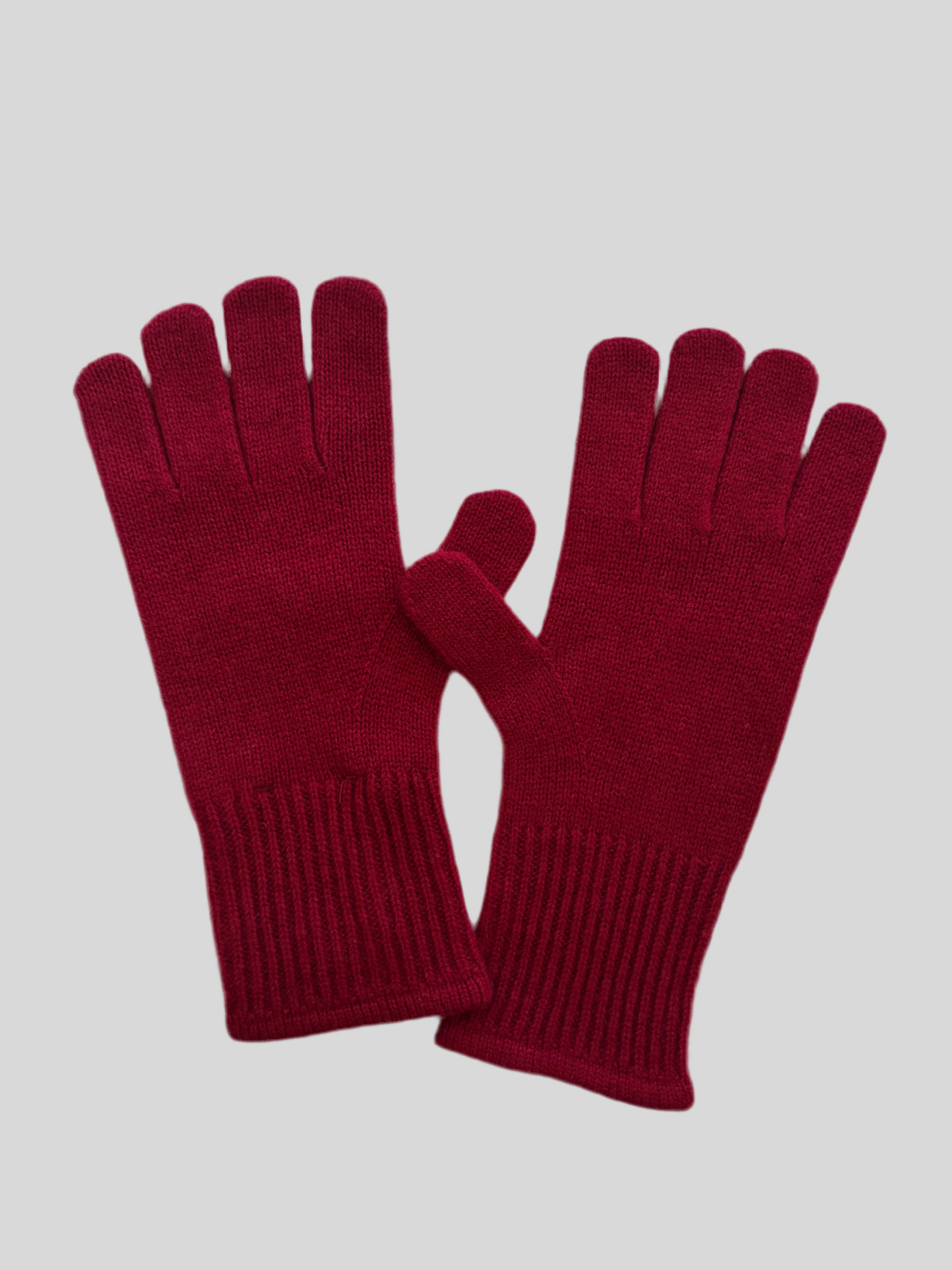 Guanti Absolut Cashmere Lorenza cherry