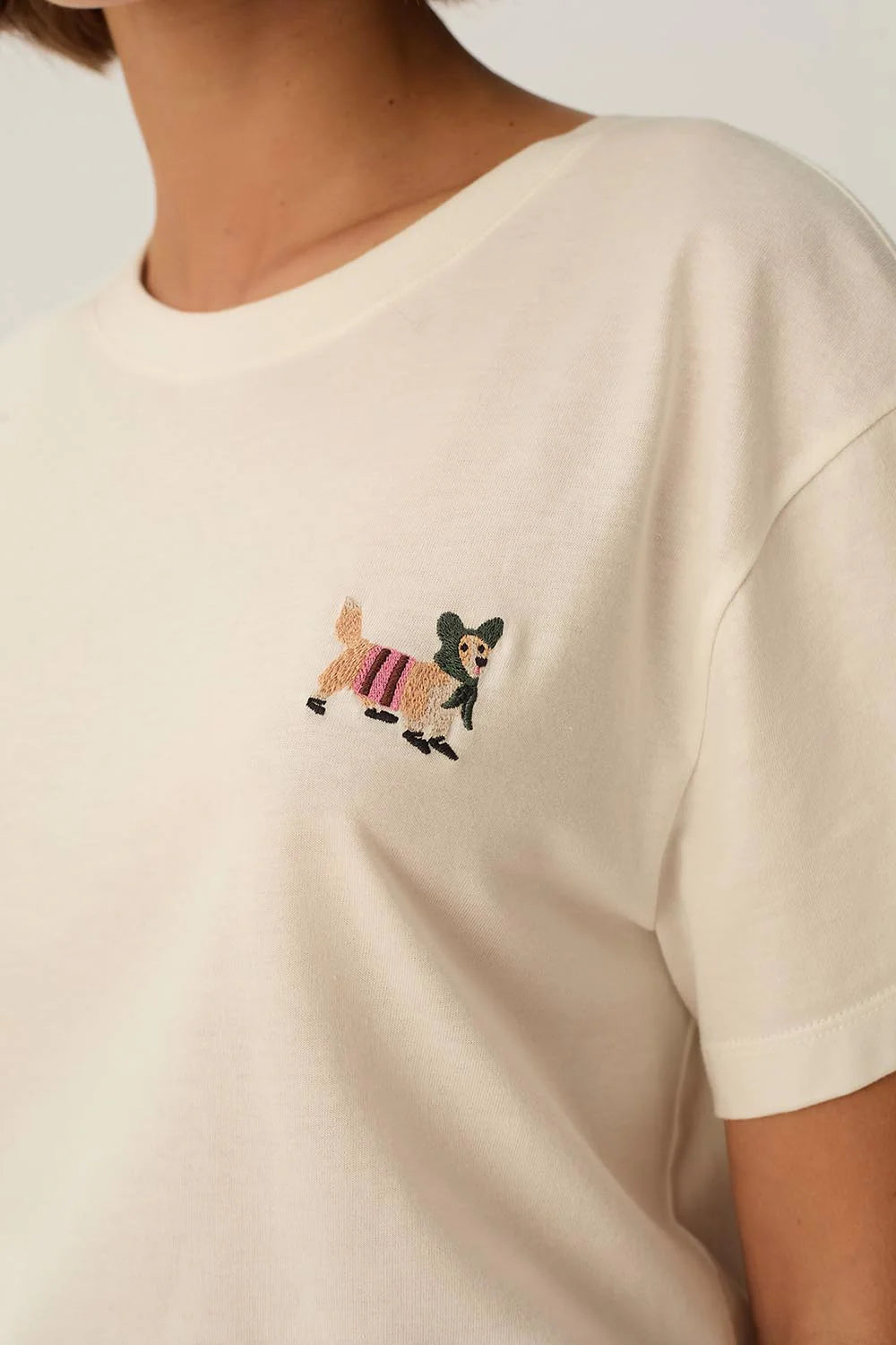 T-shirt Des Petits Hauts Fantine ecru