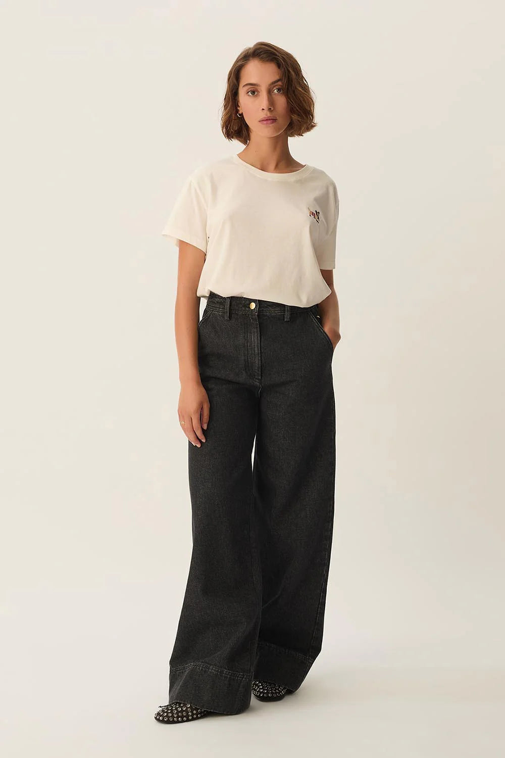 T-shirt Des Petits Hauts Fantine ecru