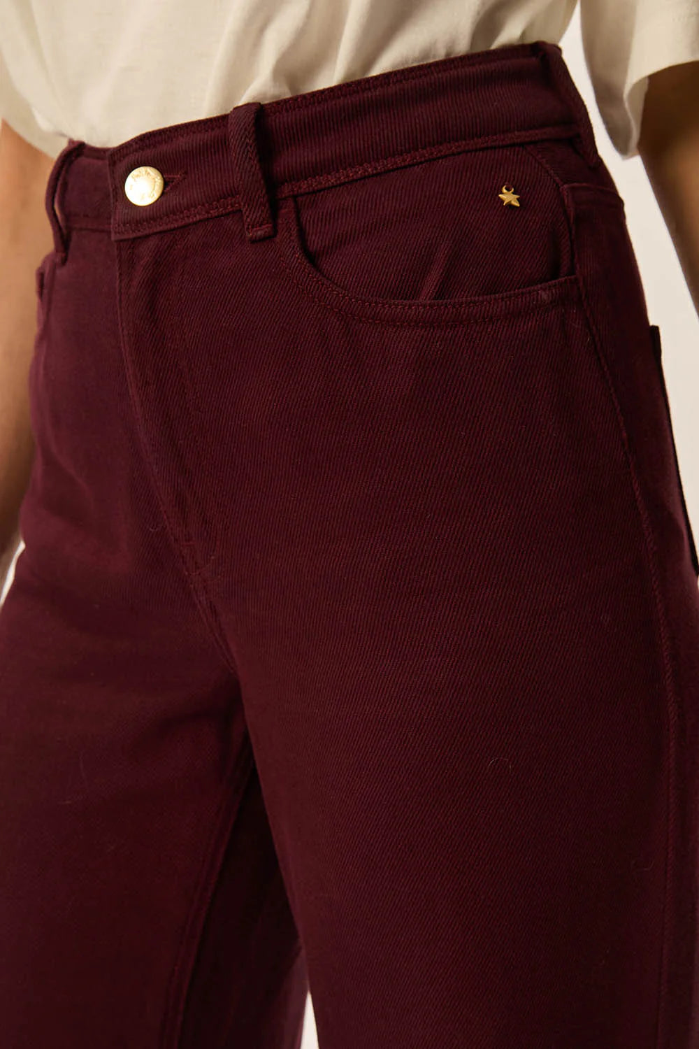 Jeans Des Petits Hauts Louizi griotte