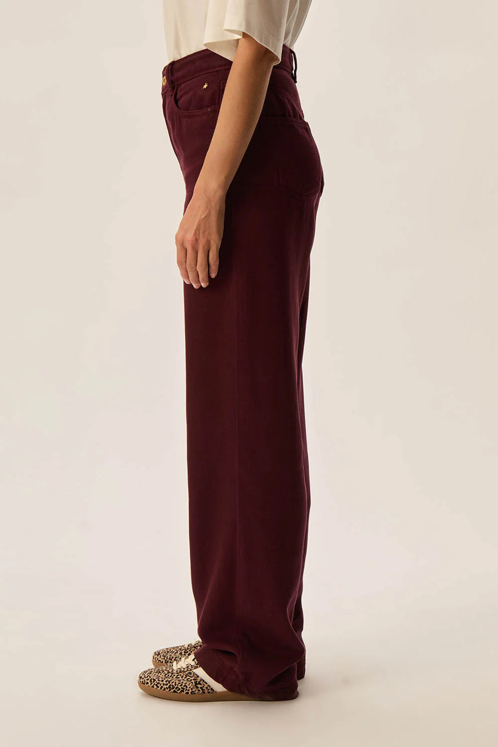 Jeans Des Petits Hauts Louizi griotte