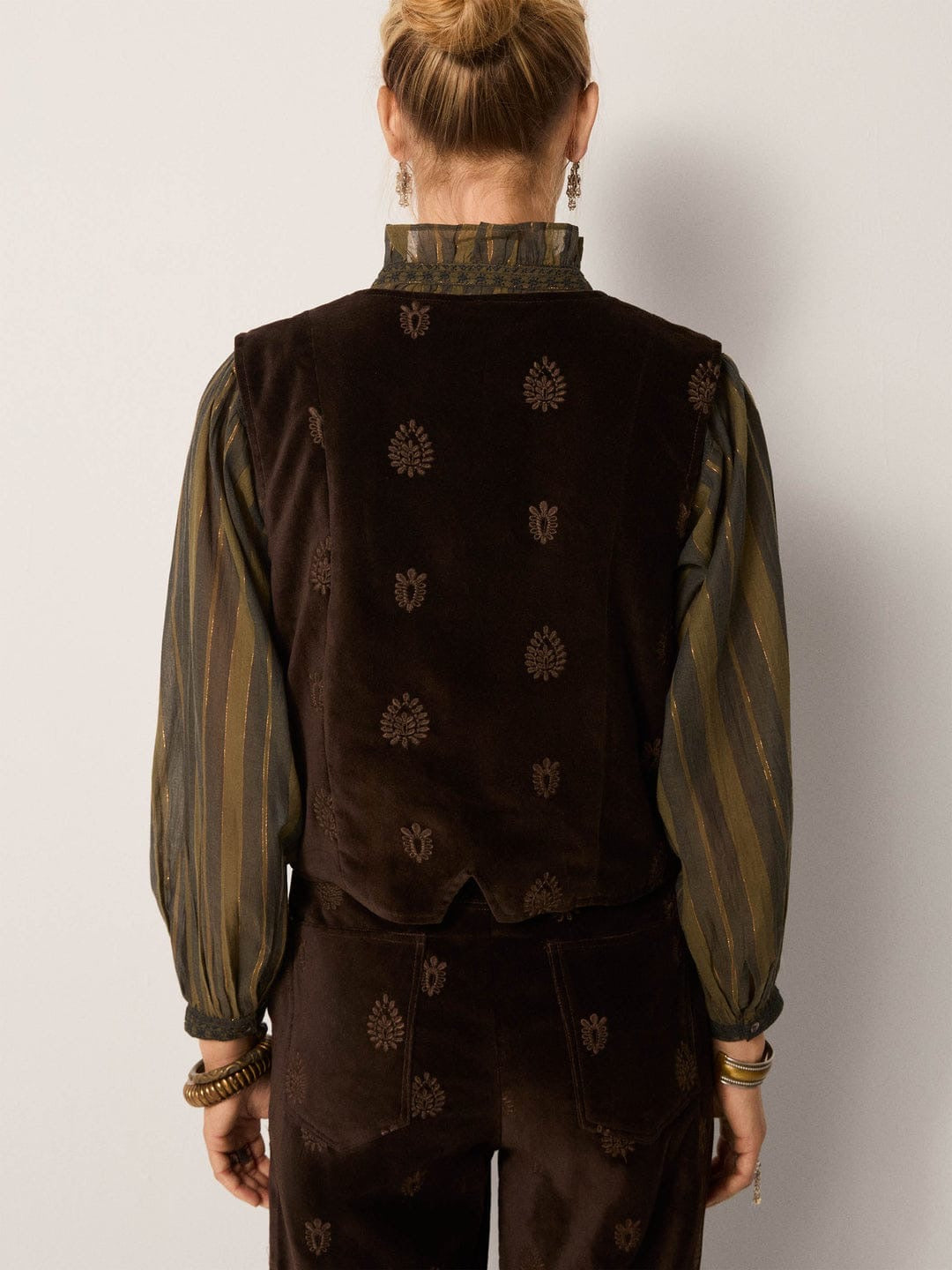 Gilet Maison Hotel Kafka Velluto Macchiato