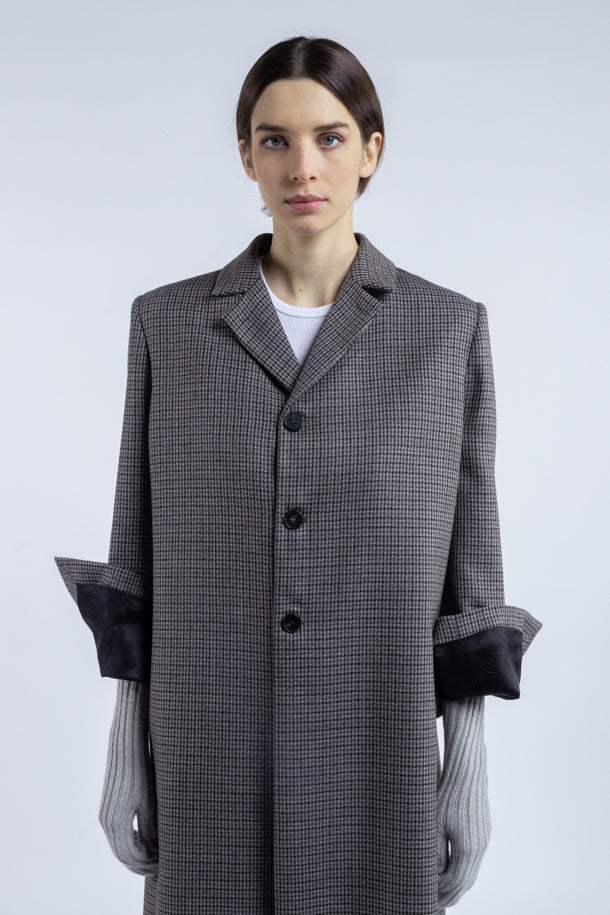 Cappotto Phisique Du Role pied de poule