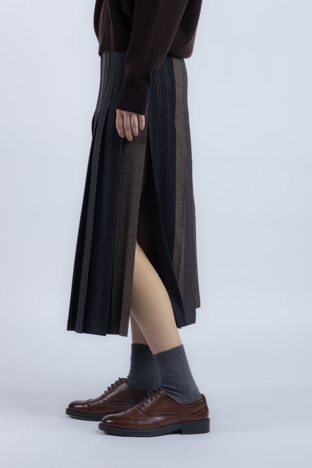 Gonna Phisique Du Role a pieghe patch