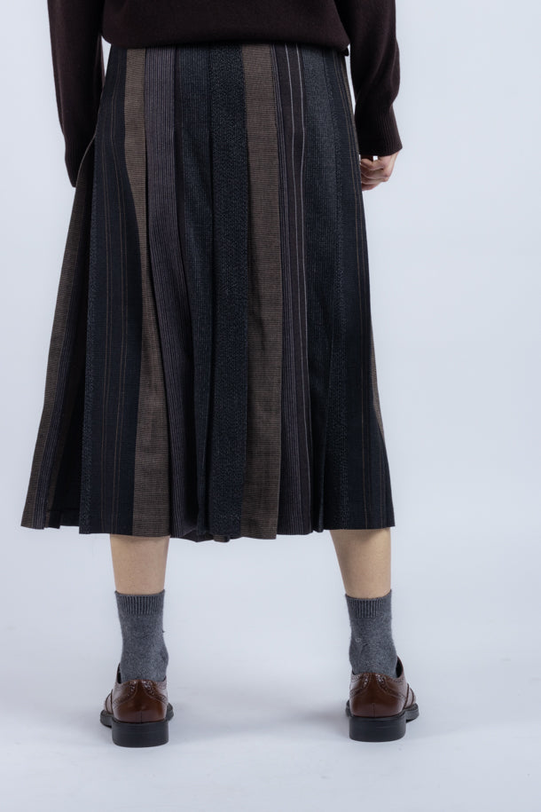 Gonna Phisique Du Role a pieghe patch