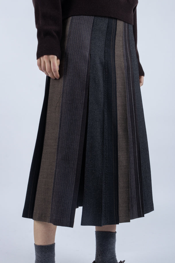 Gonna Phisique Du Role a pieghe patch