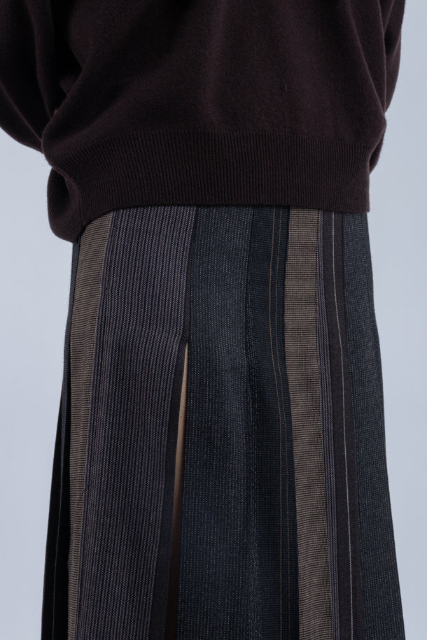 Gonna Phisique Du Role a pieghe patch