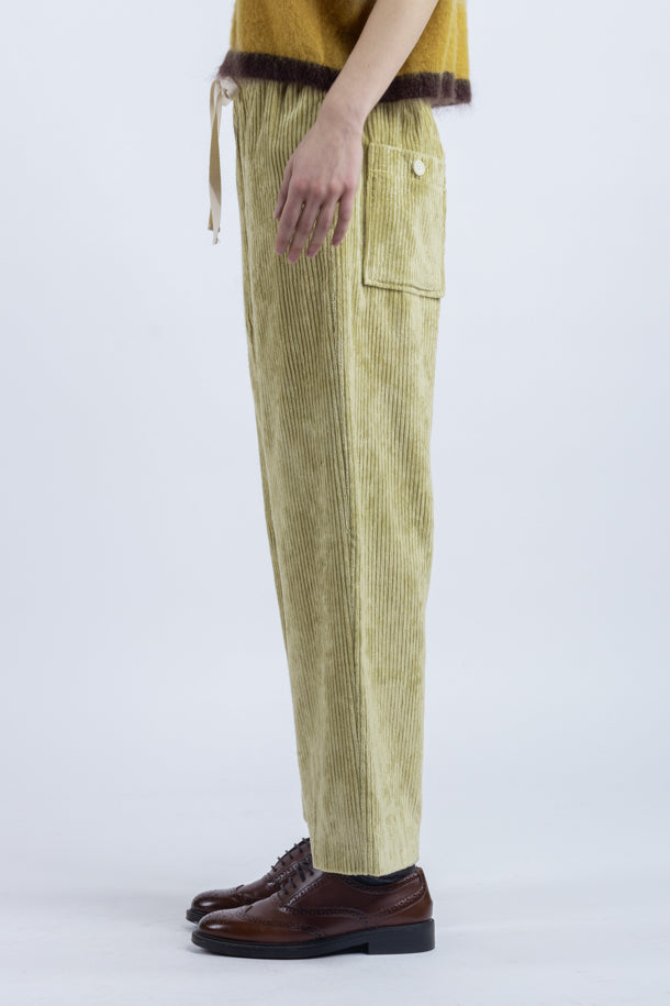 Pantalone Phisique Du Role velluto pistacchio