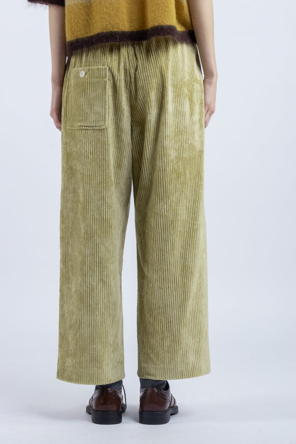 Pantalone Phisique Du Role velluto pistacchio