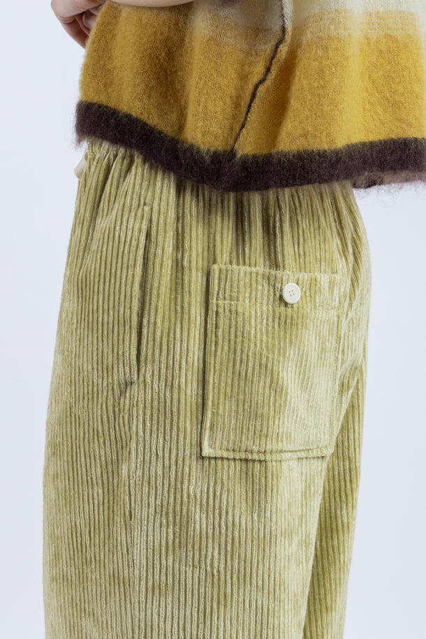 Pantalone Phisique Du Role velluto pistacchio