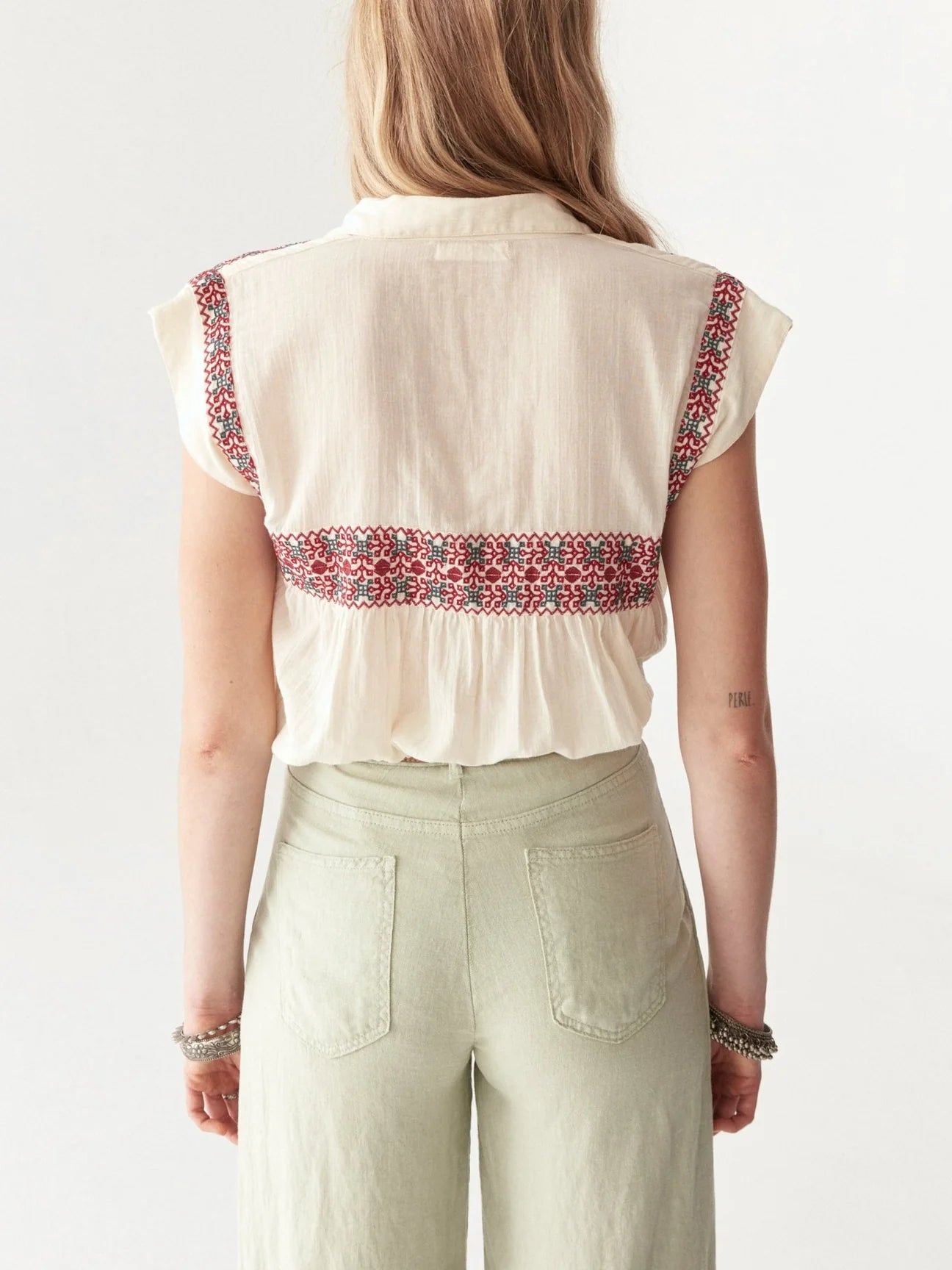 Pantalone Maison Hotel Berenson Marisa Pant Avocado