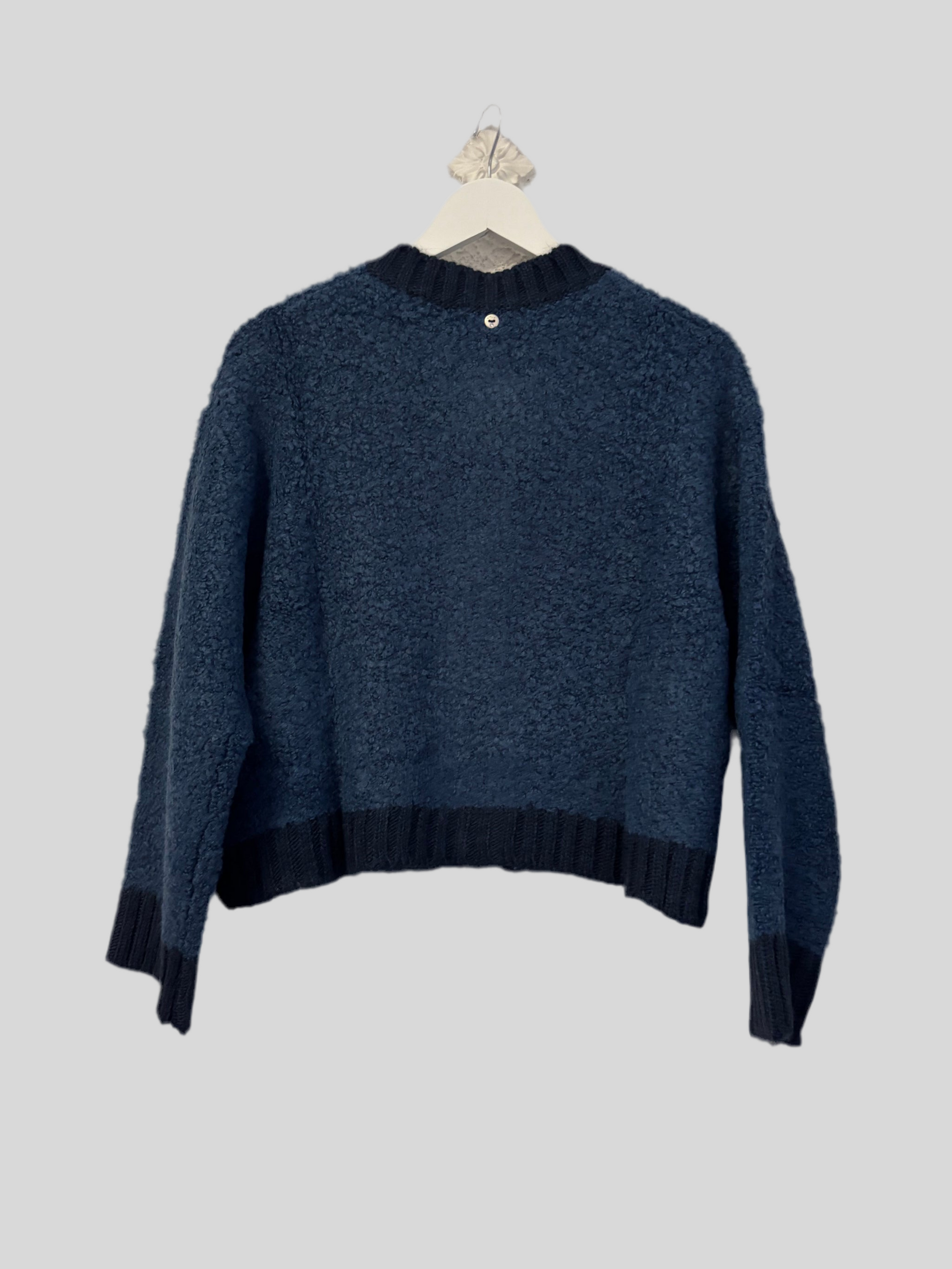 Cardigan Flirt bouclé blu