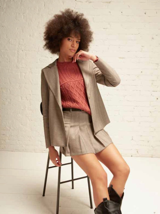 Giacca Flirt blazer tessuto rescato