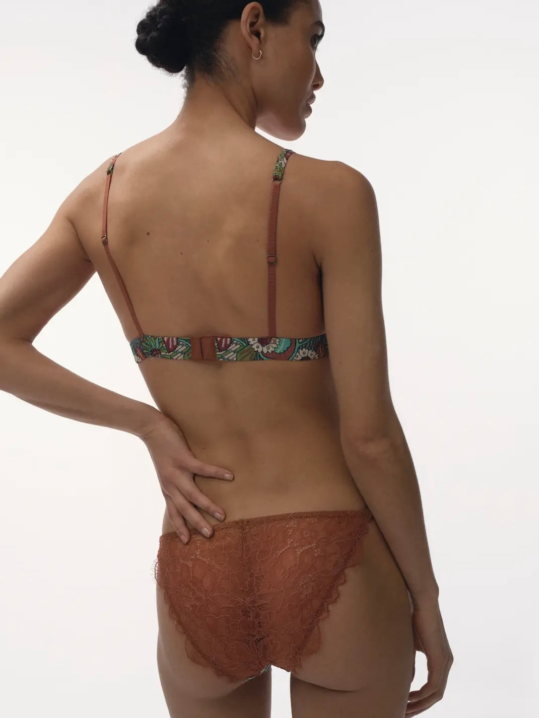 Slip Love Stories Wild Rosie Brown/Green