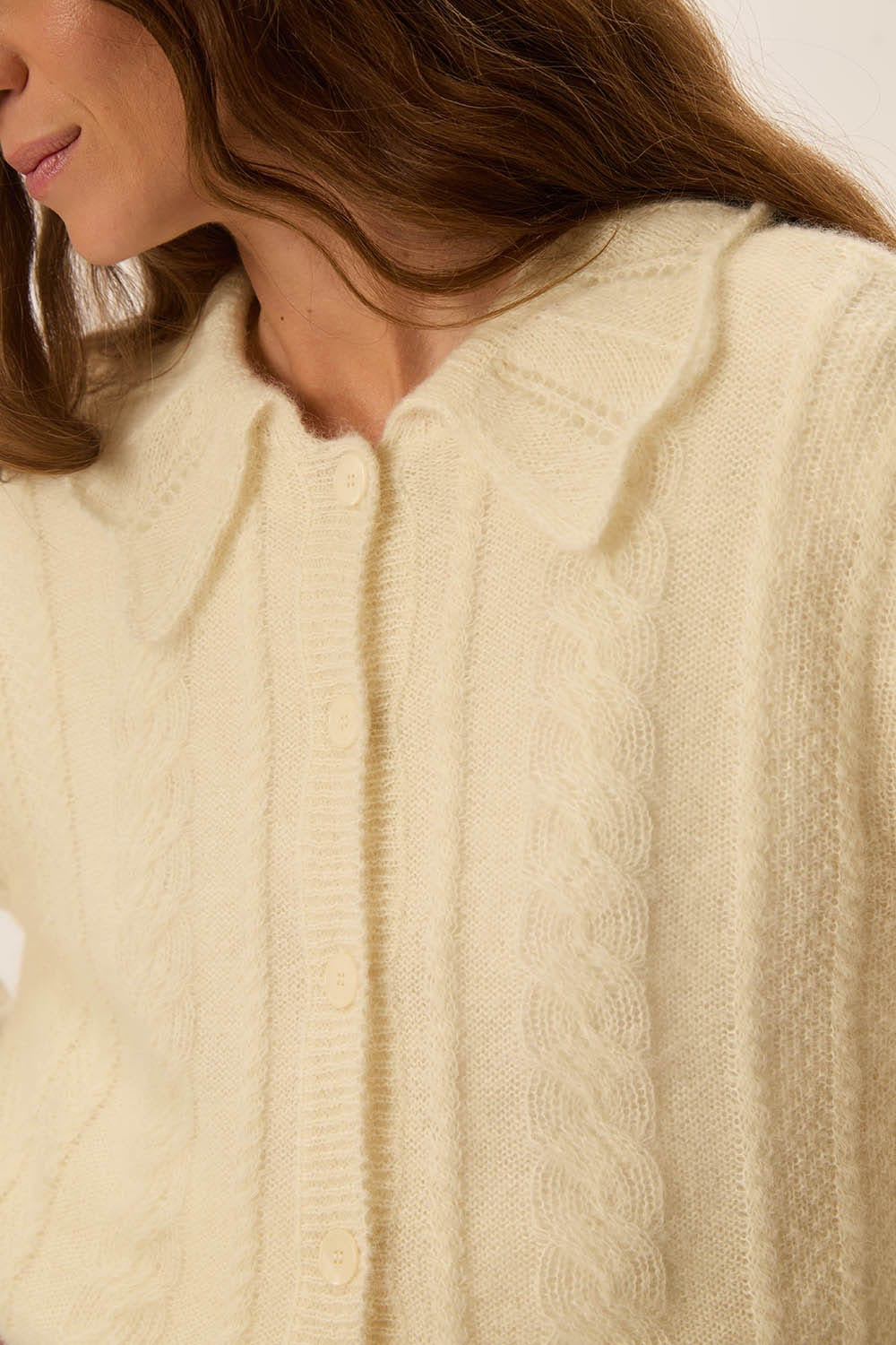 Cardigan Des Petits Hauts Capucine creme