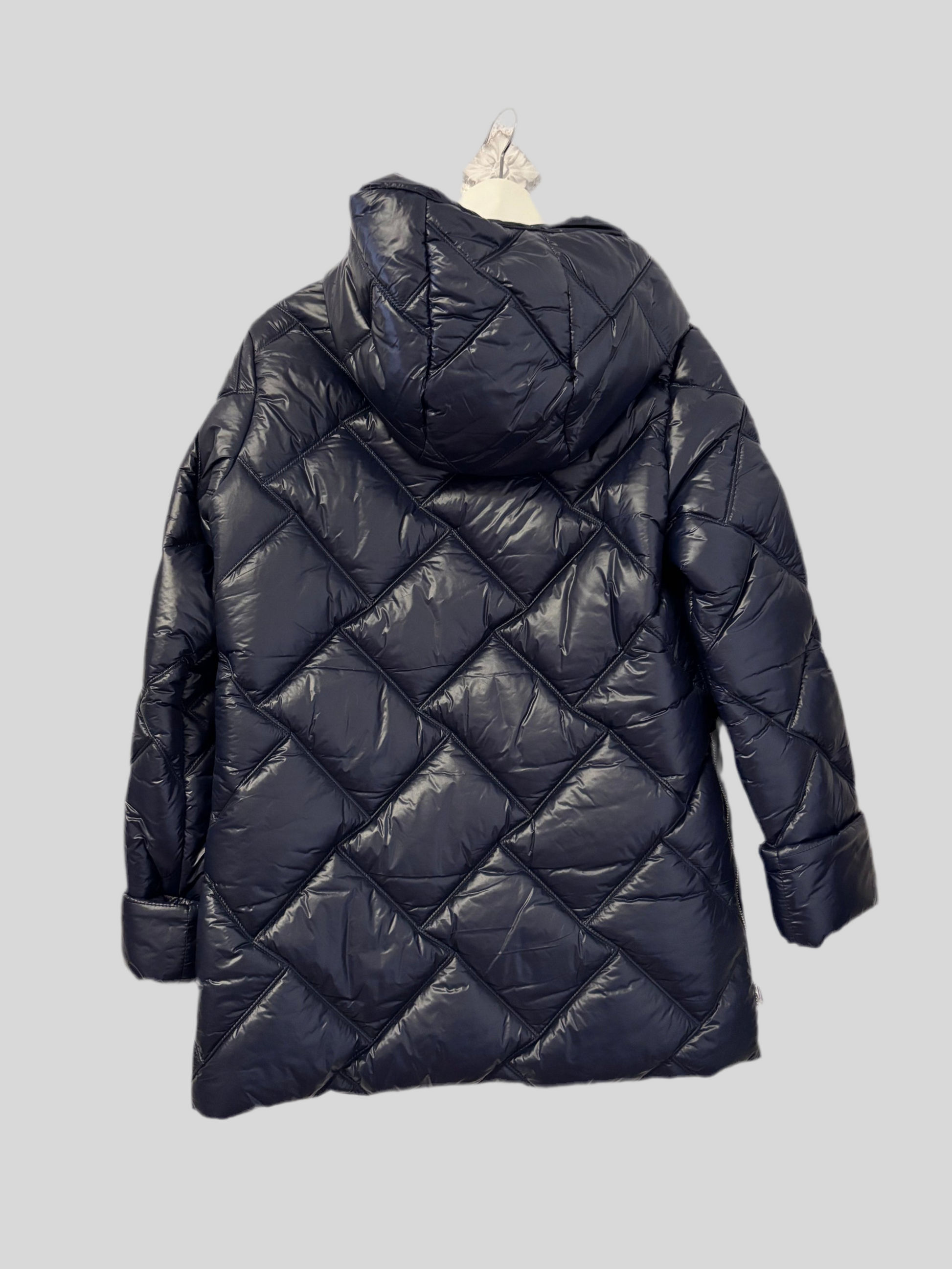 Giaccone Flirt piumino blu reversibile