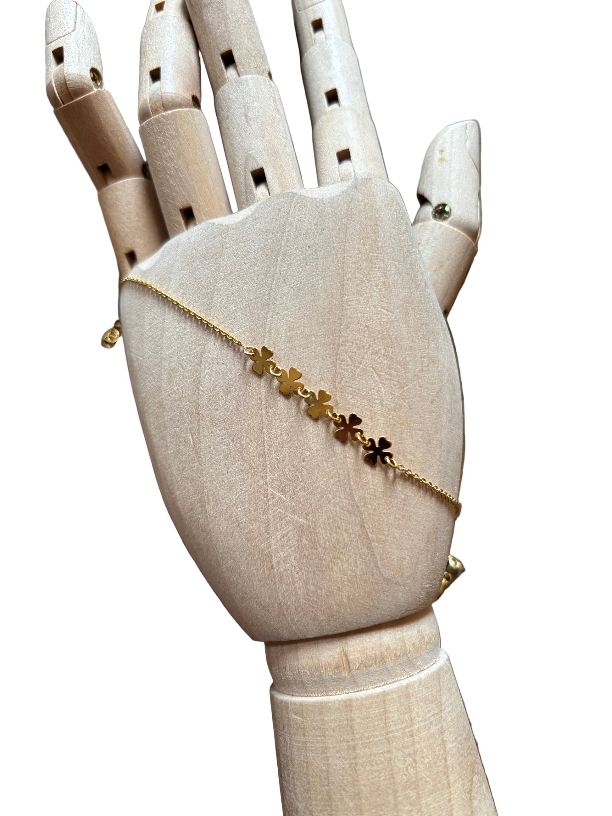 Bracciale Emmevi quadrifogli