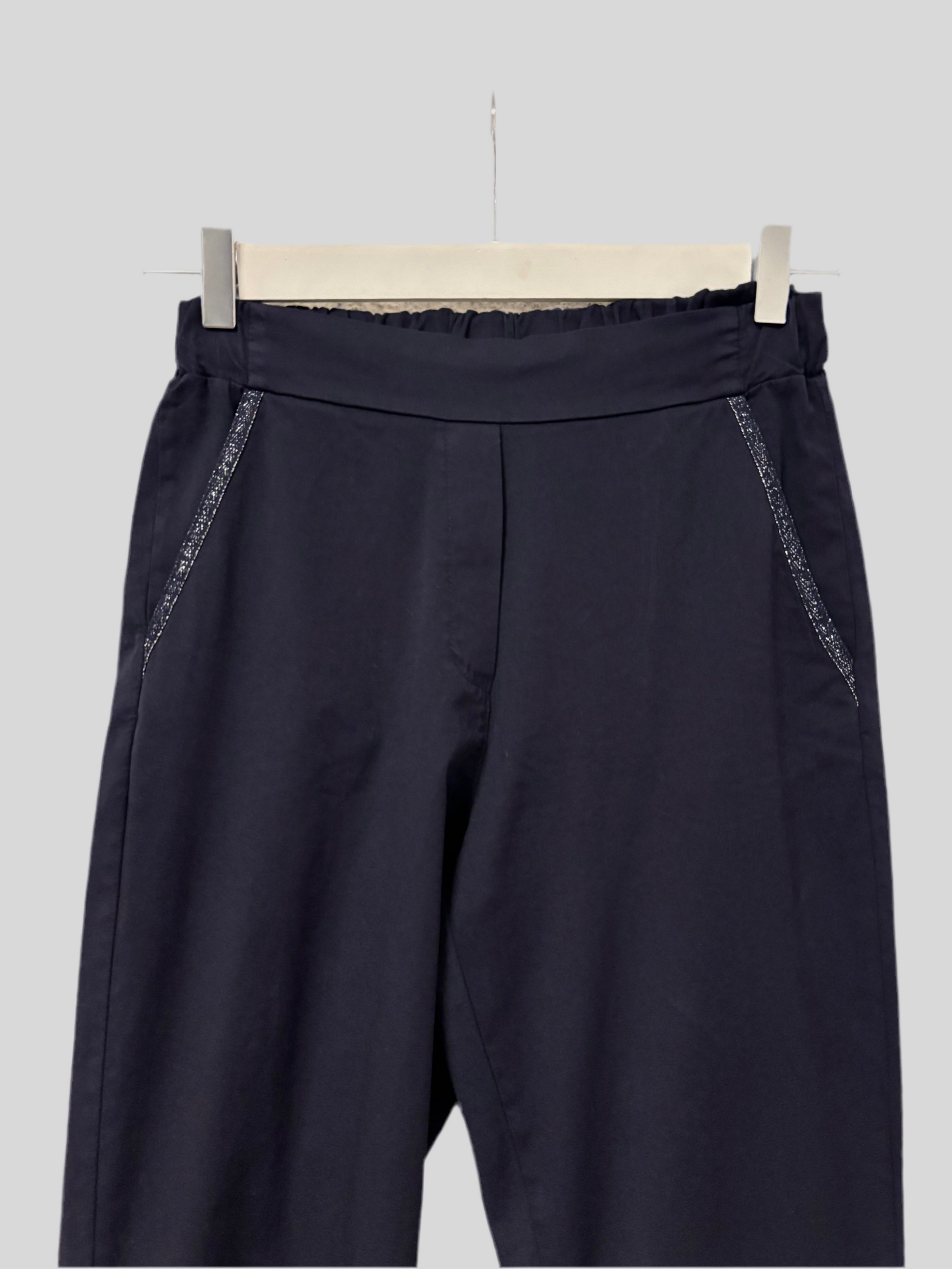 Pantalone Flirt blu gamba dritta