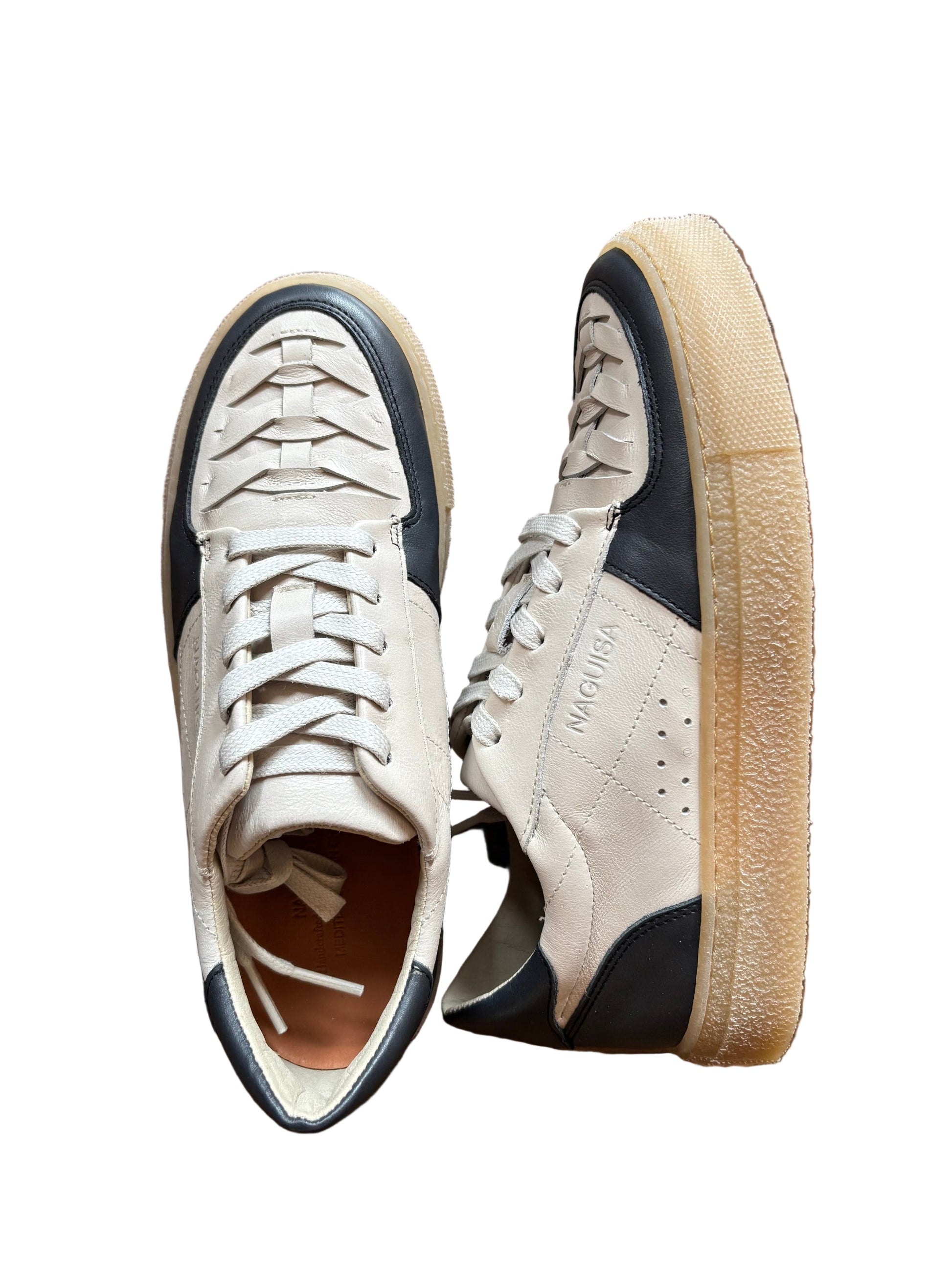 Sneaker Naguisa BAMBA ecru e grigio