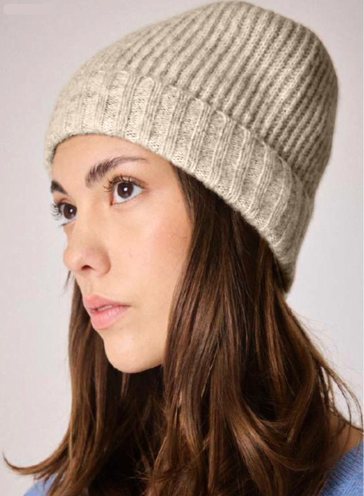 Berretto Absolut Cashmere Gaia grey pearl