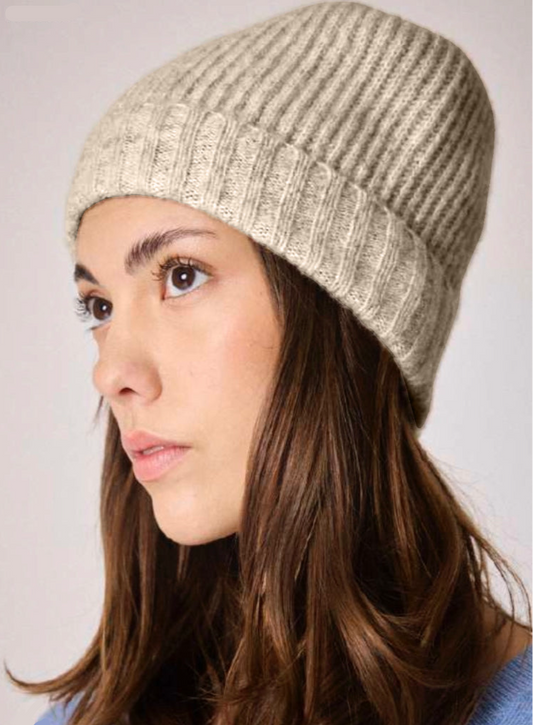 Berretto Absolut Cashmere Gaia grey pearl