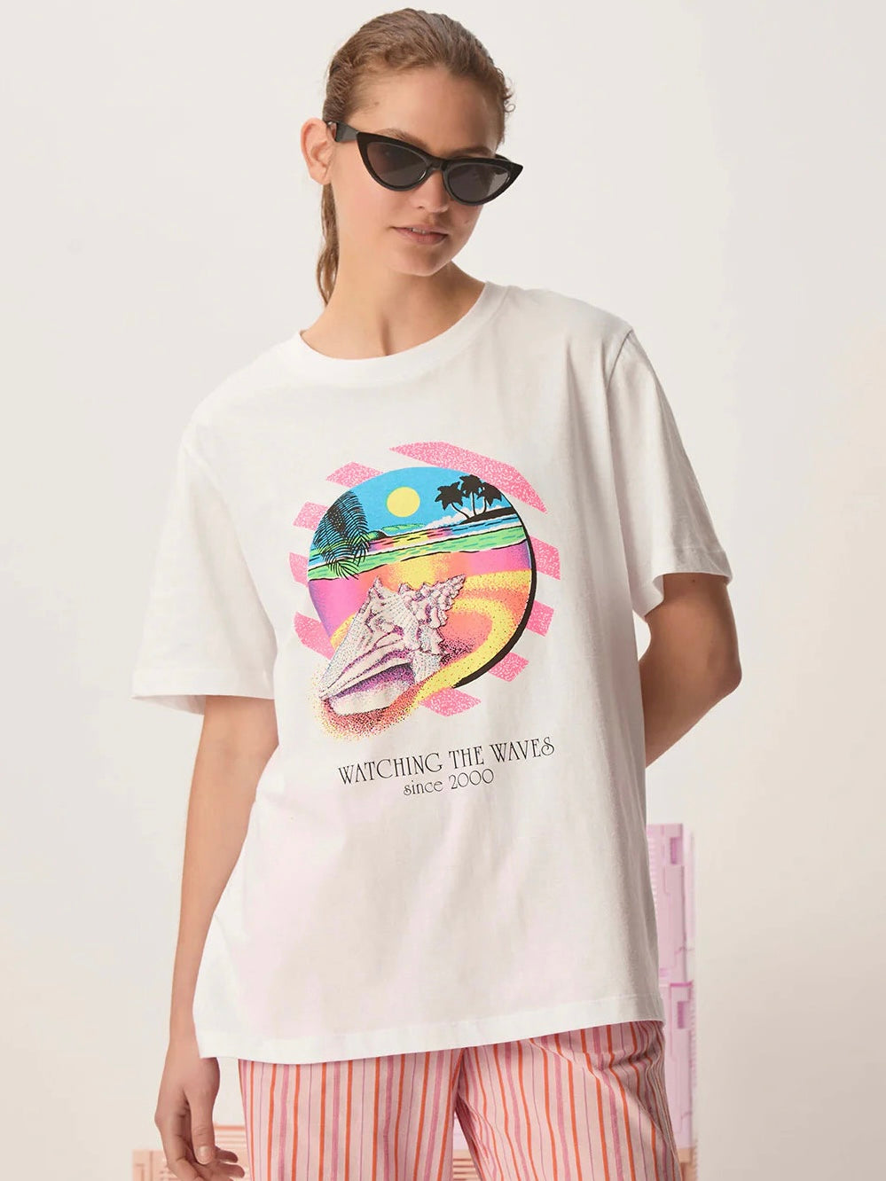 T-shirt Des Petits Hauts Jerafi ecru