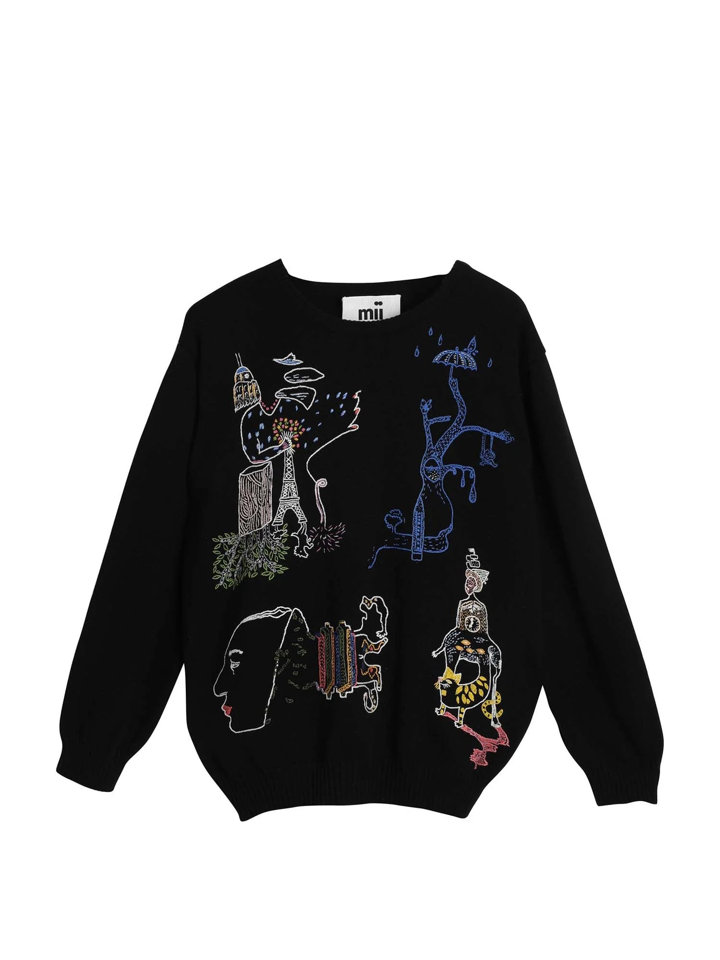 Maglione Mii Jolly - Le Surrealisme black