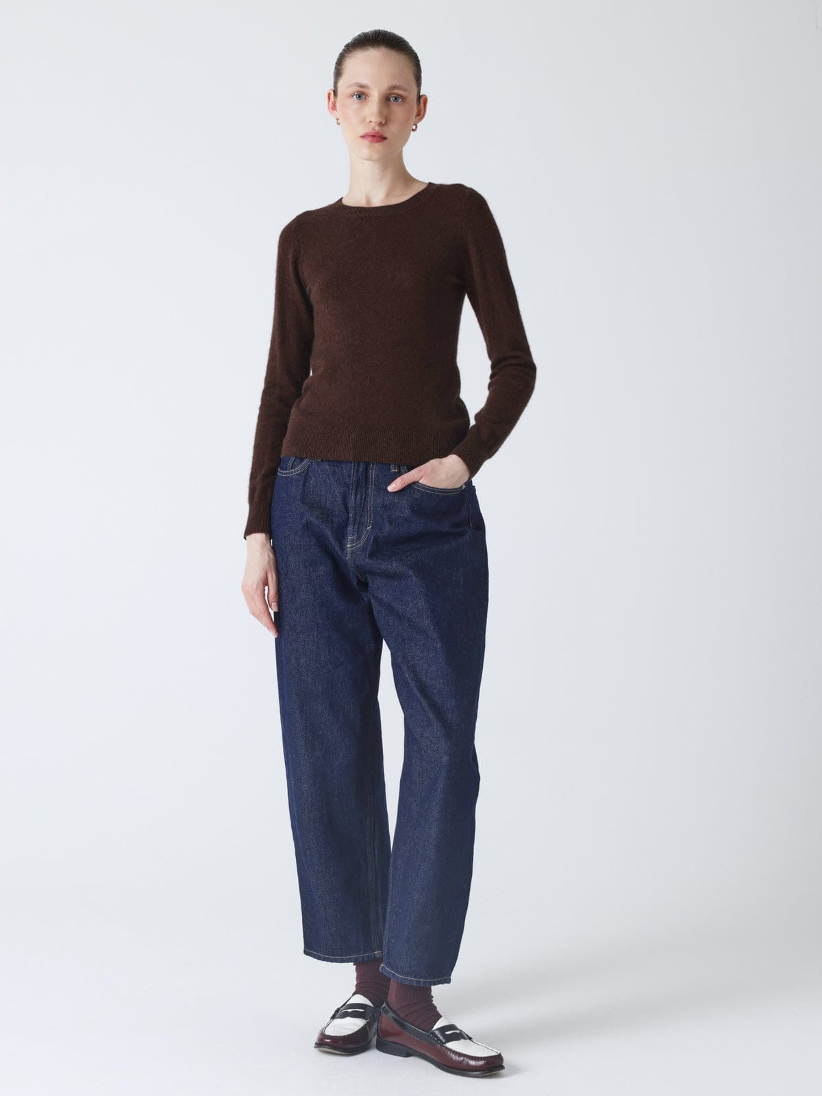 Maglione Absolut Cashmere Catelina brownie