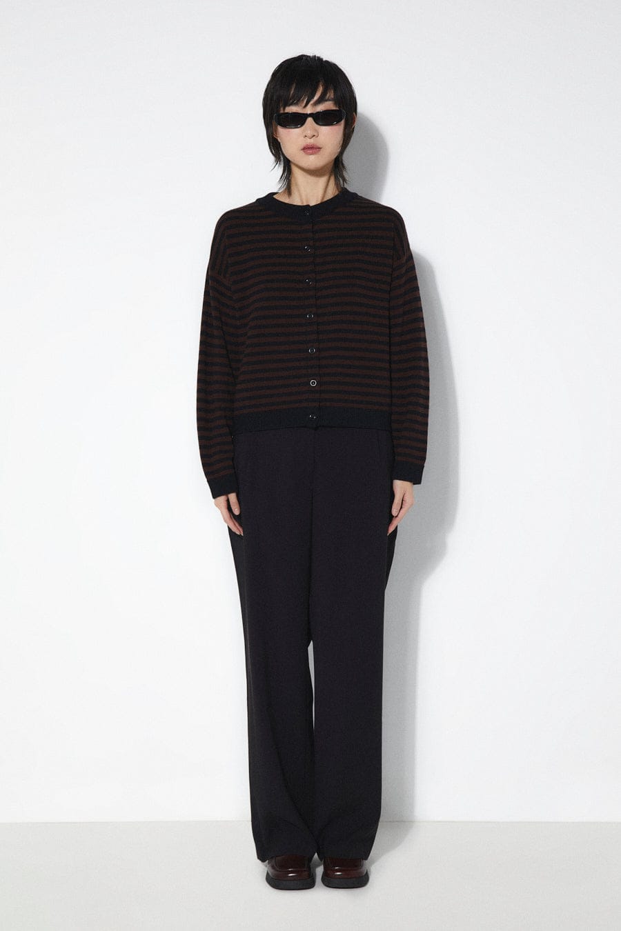 Cardigan Rita Row Lynn a righe