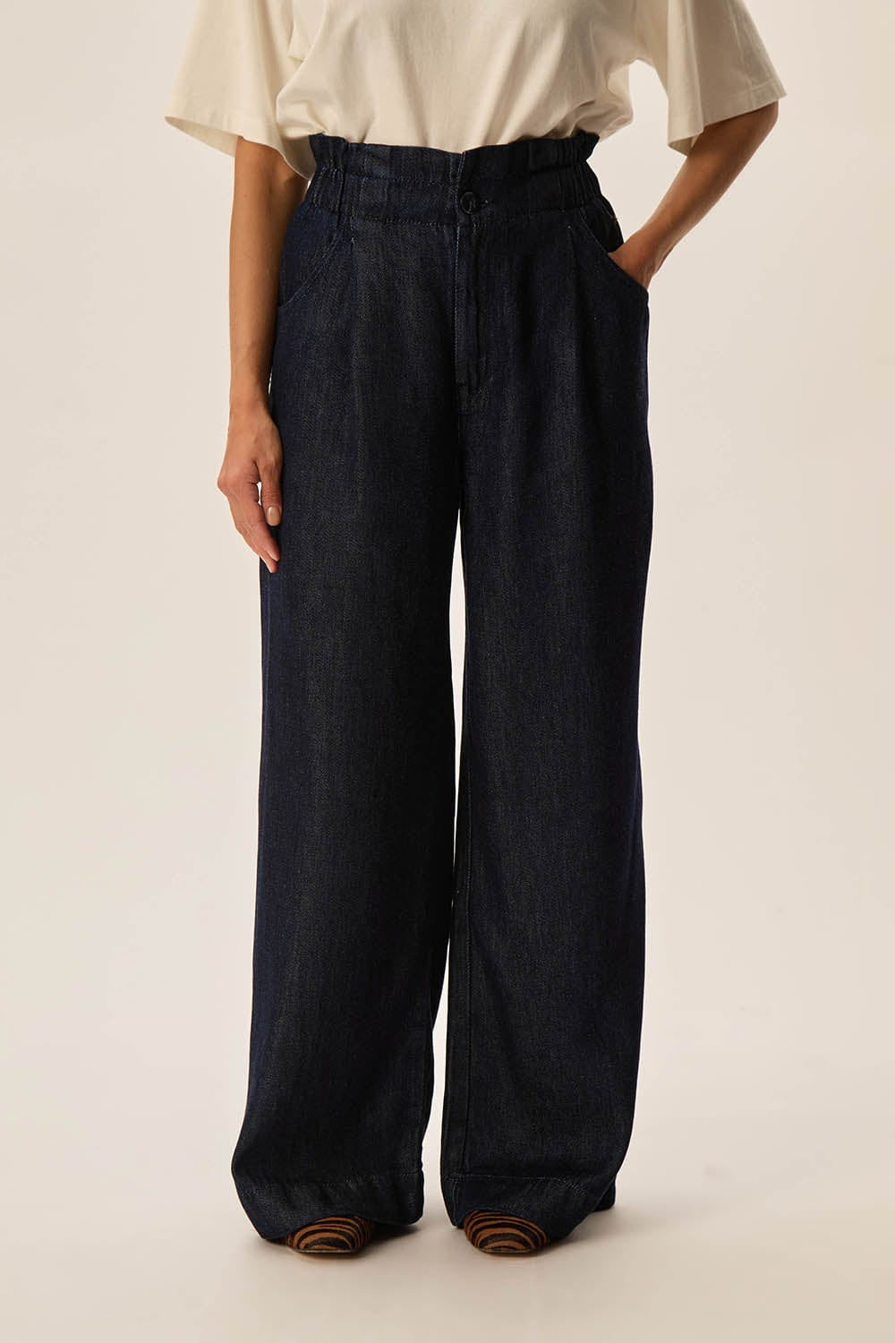 Jeans Des Petits Hauts Loulou deep blue