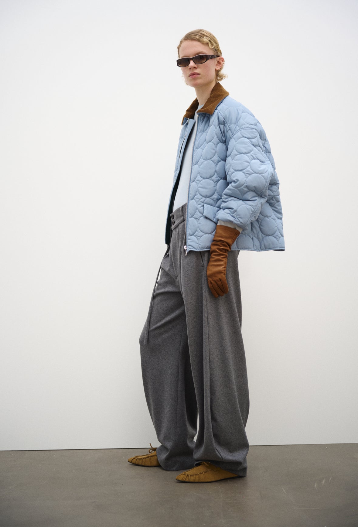 Giaccone Tela Bubble azzurro