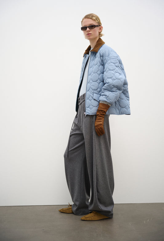 Giaccone Tela Bubble azzurro