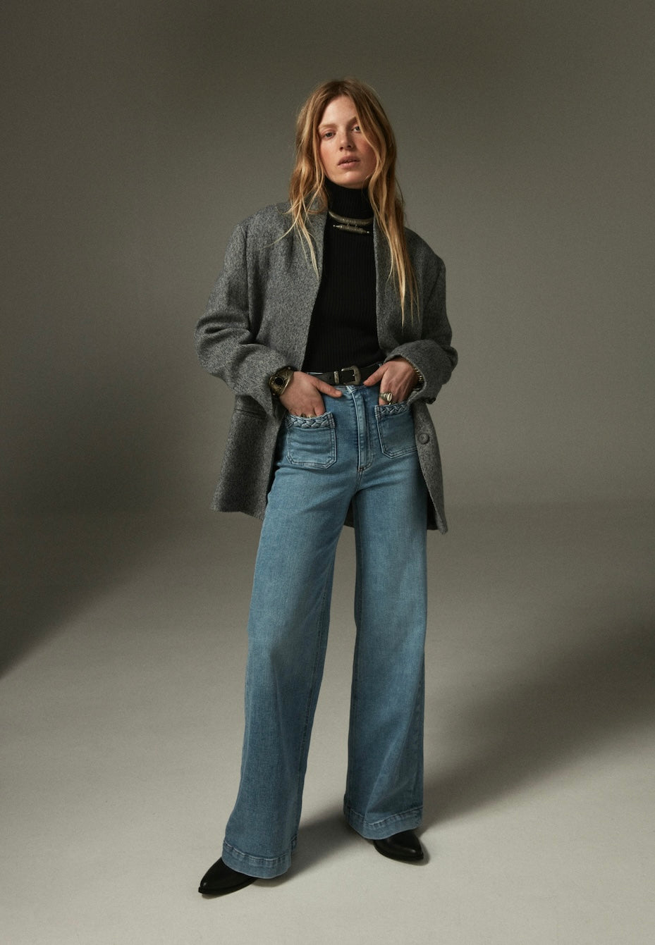 Jeans Maison Hotel Giuletta Willie light blue denim