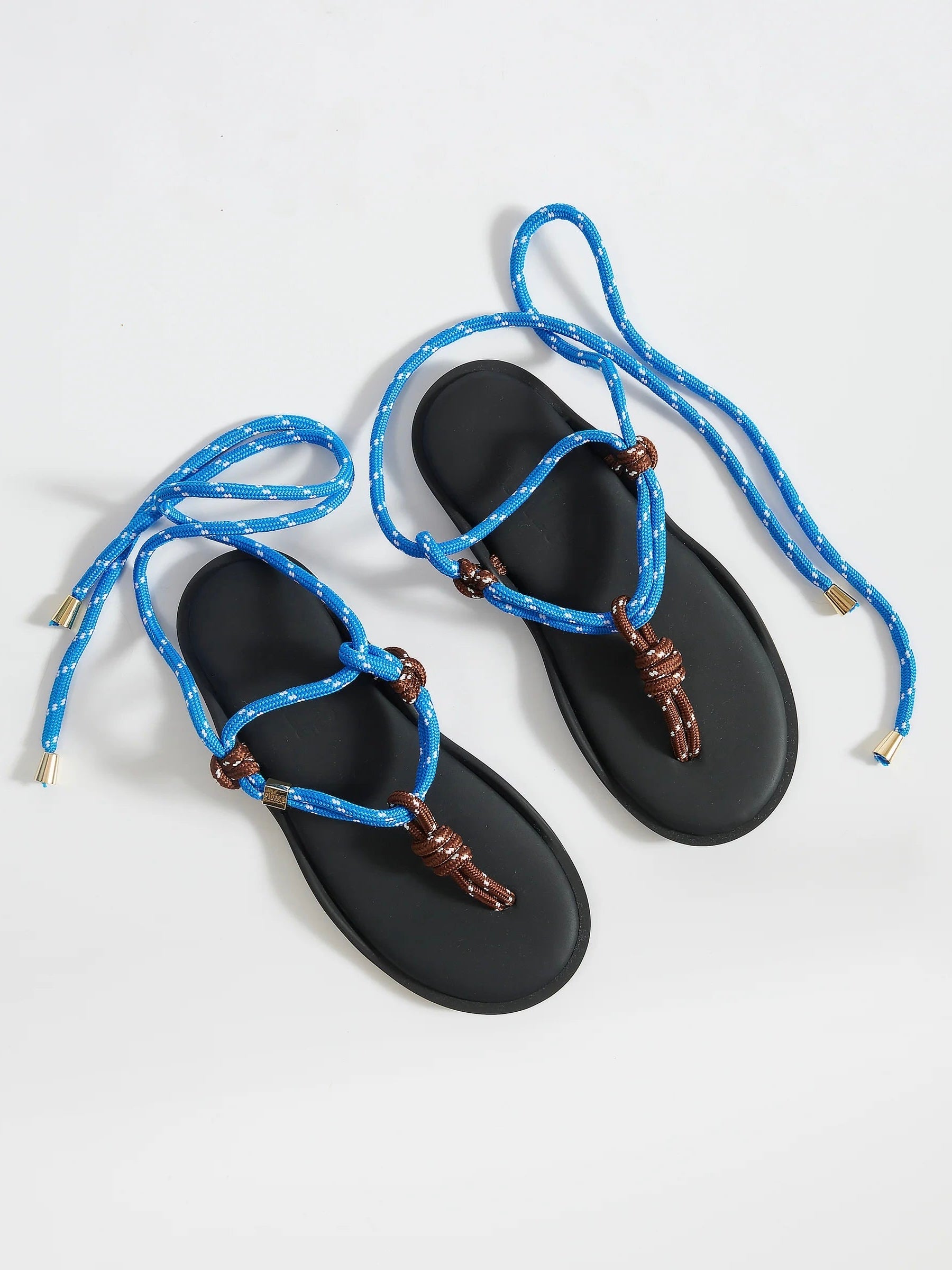 Sandalo Flowze FLO / TWIN - Brown/Sky Blue