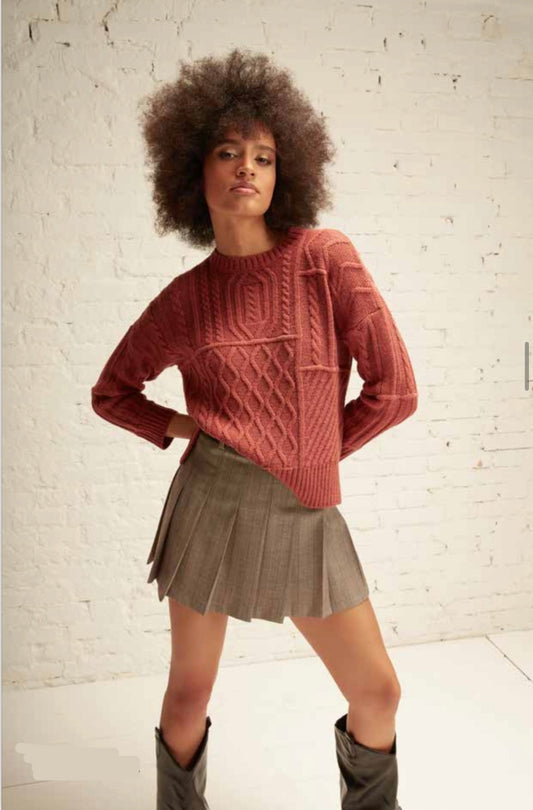 Gonna Flirt mini pieghe