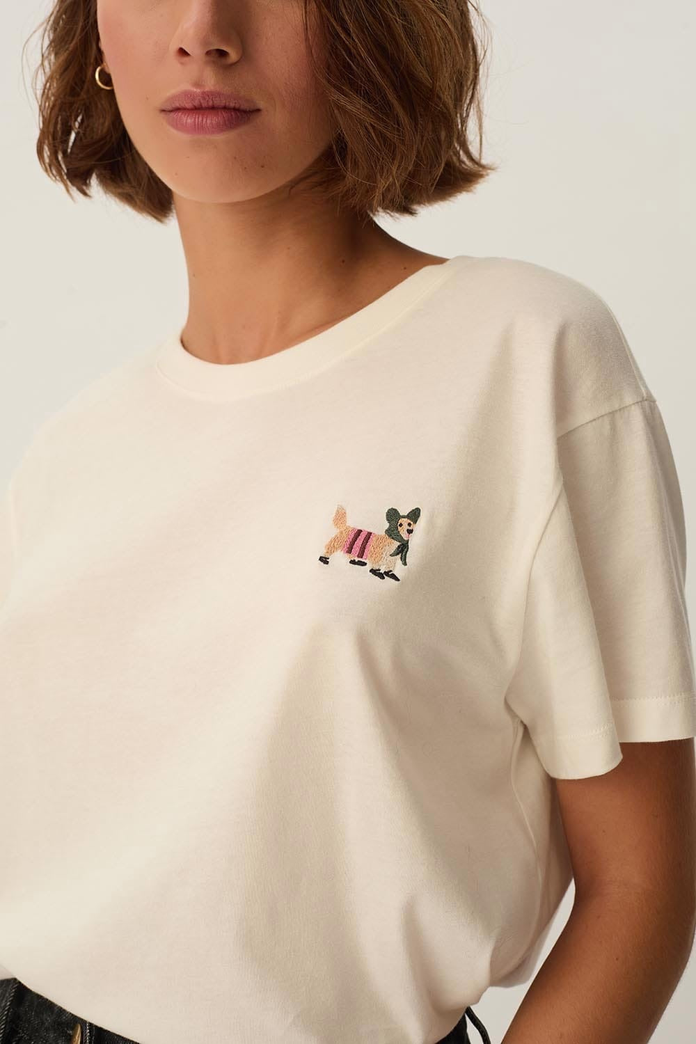 T-shirt Des Petits Hauts Fantine ecru