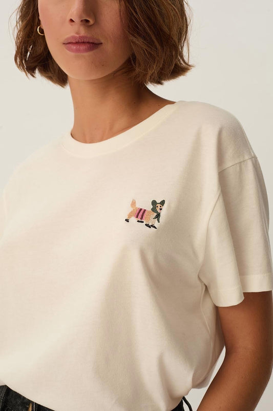 T-shirt Des Petits Hauts Fantine ecru