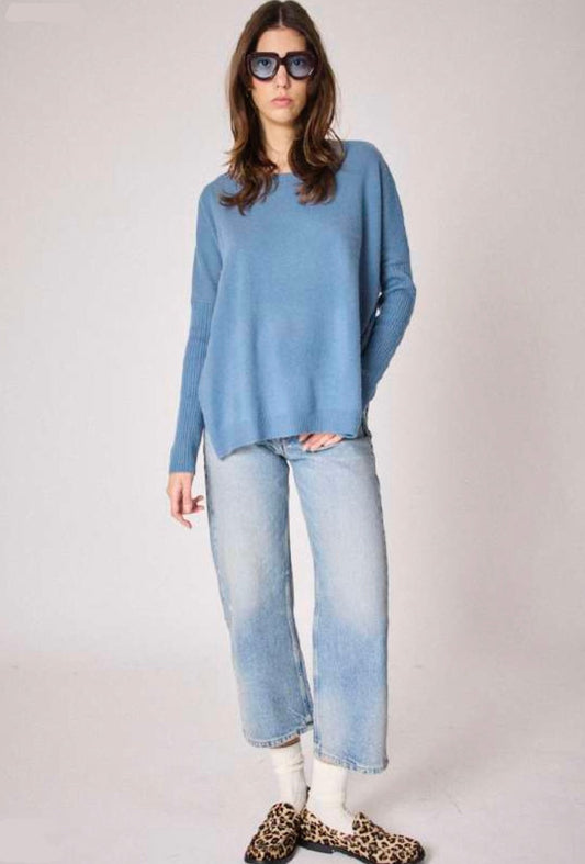 Maglione Absolut Cashmere Cecilia smoky blue