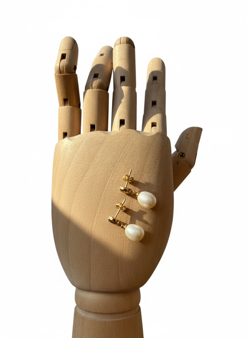 Orecchini Emmevi perla pendente