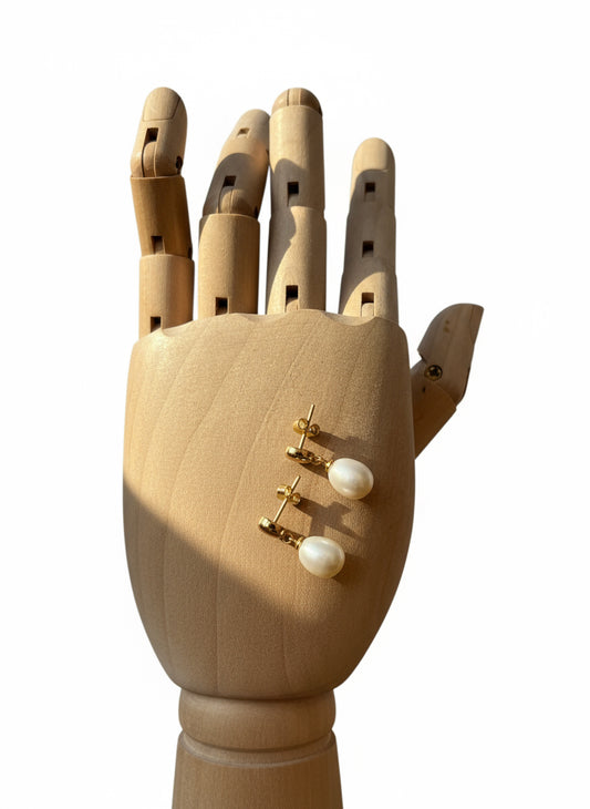 Orecchini Emmevi perla pendente