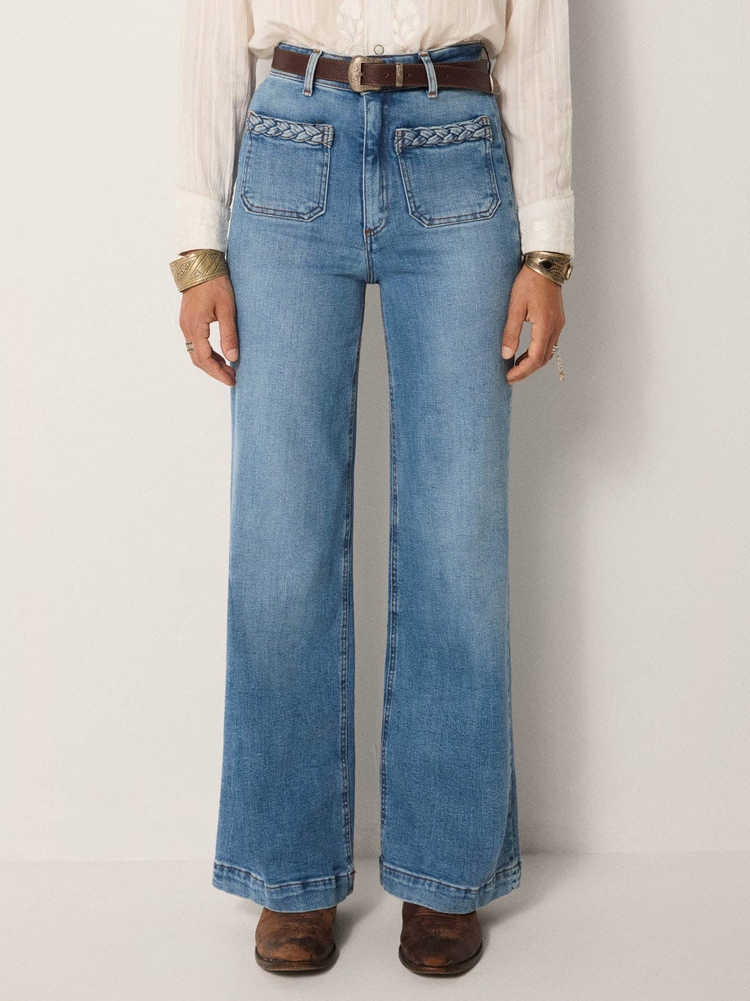 Jeans Maison Hotel Giuletta Willie light blue denim