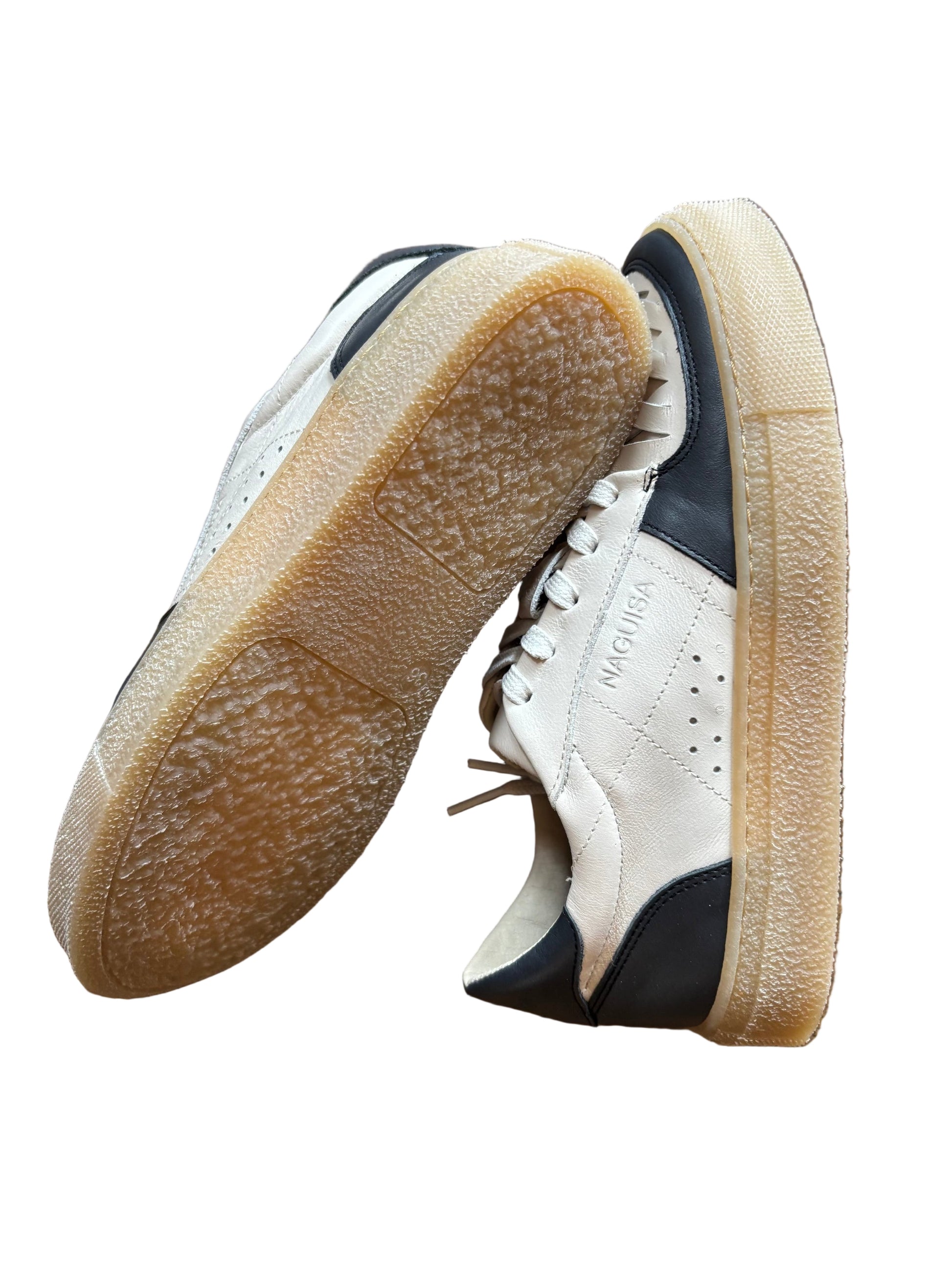 Sneaker Naguisa BAMBA ecru e grigio