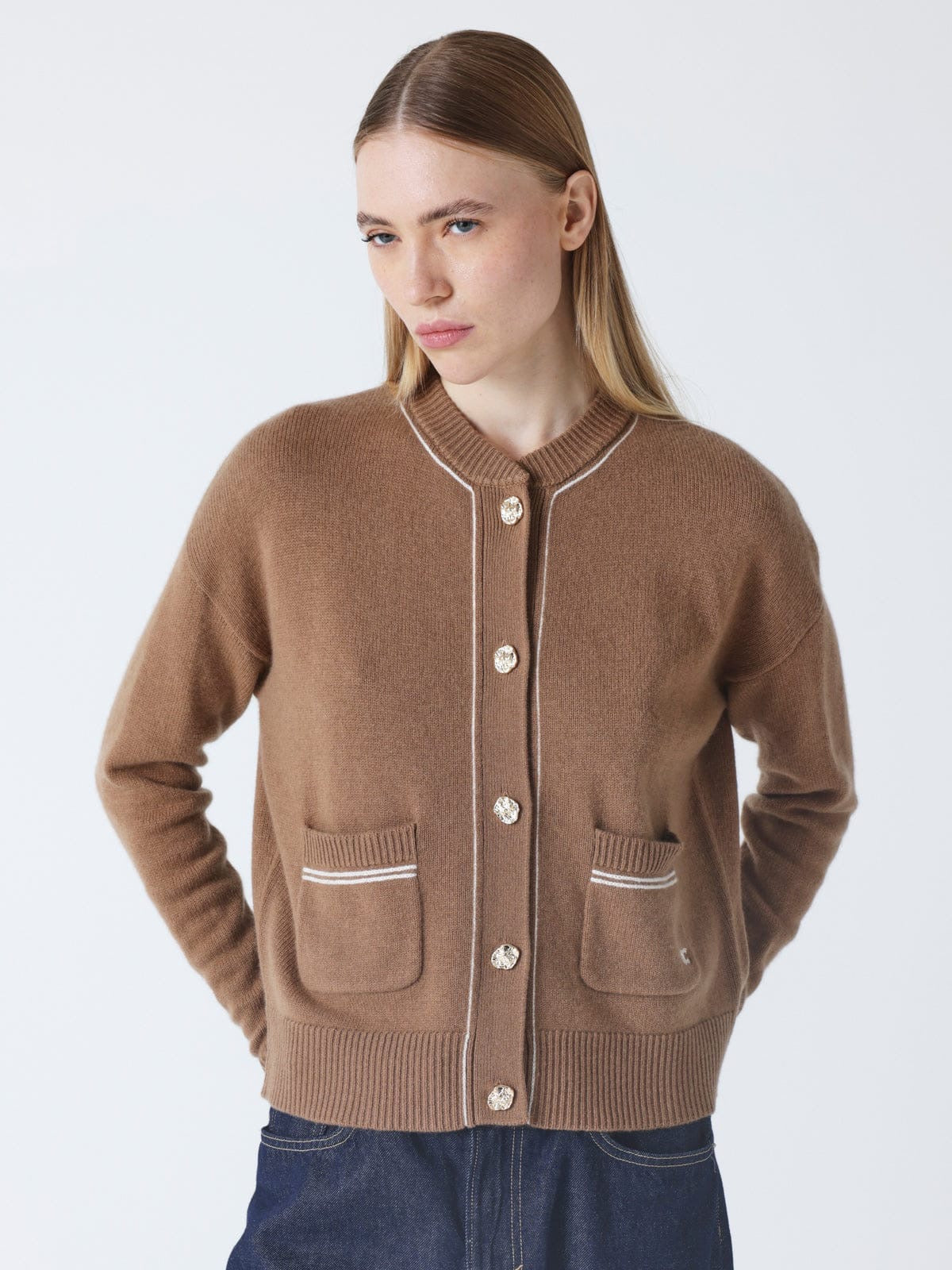 Cardigan Absolut Cashmere Luana camel