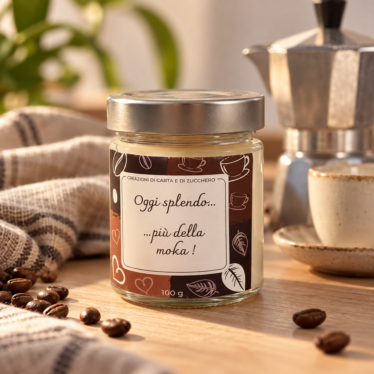 Candela Creazioni di carta e di zucchero - Coffee Mocha