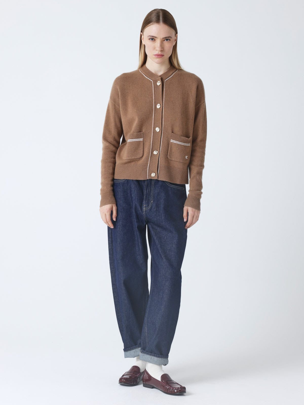 Cardigan Absolut Cashmere Luana camel