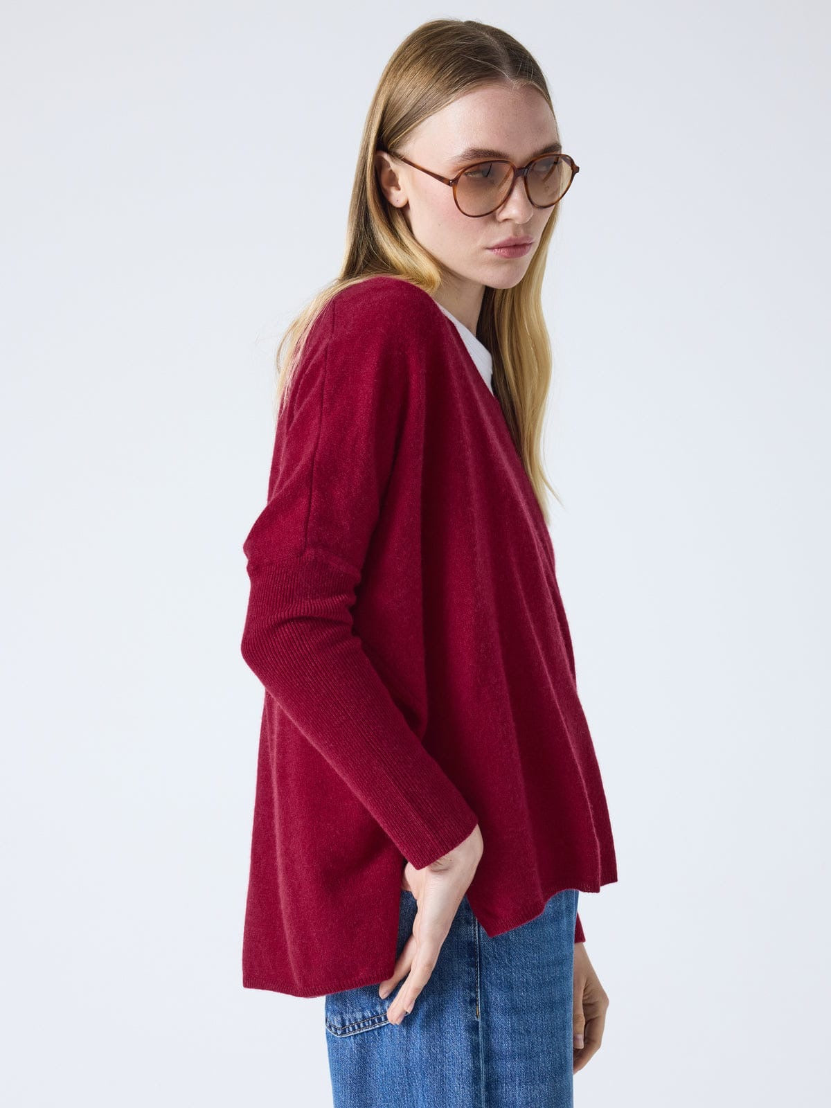 Maglione Absolut Cashmere Camille cherry